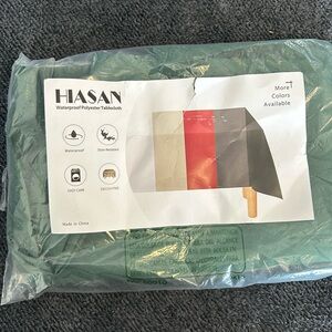 Hassan tablecloth all green brand new